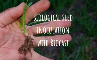 Biological seed inoculation with Biocast
