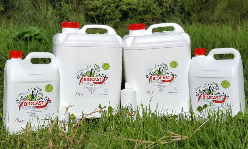 Biocast bottles 5 L and 25 L