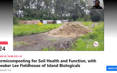 Facebook live: Vermicomposting for soil health and function