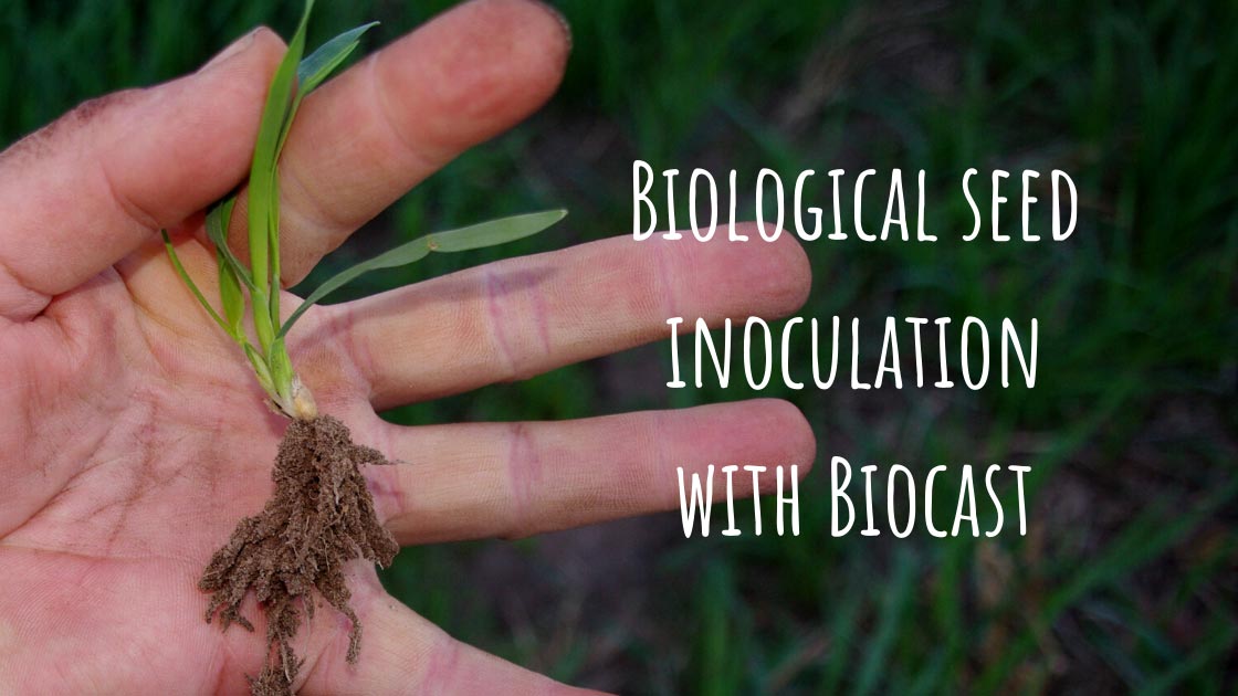 Biological seed inoculation with Biocast